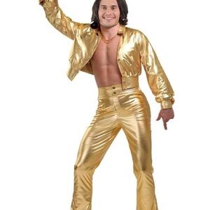 Gold Metallic 70’s Costume